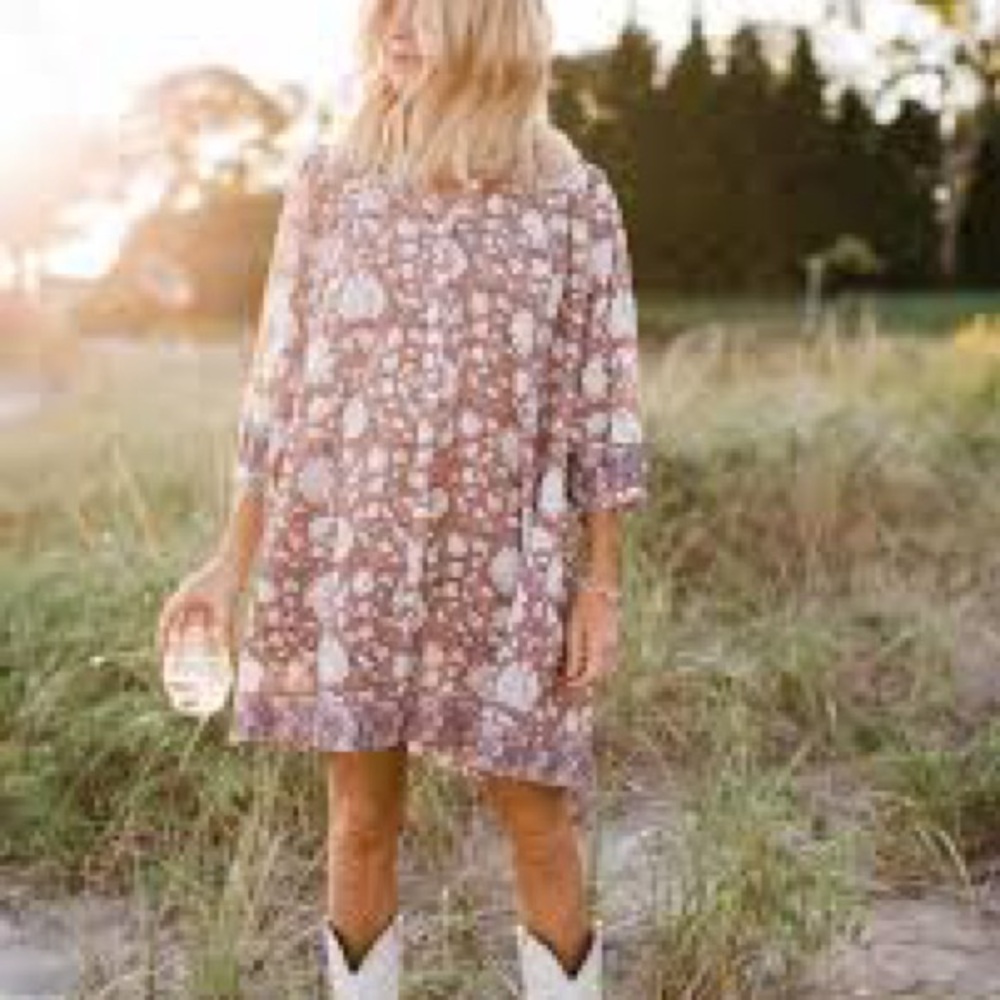 Marea by Liz Joy Georgia Mini Floral Patterned Dress Small - Picture 2 of 11